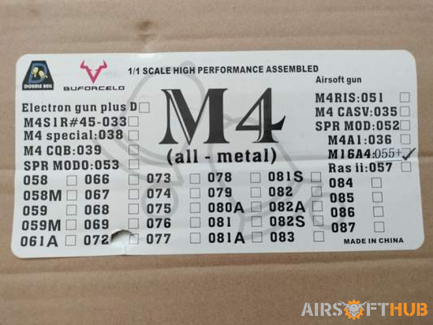 Double Bell M16 A4 - Used airsoft equipment