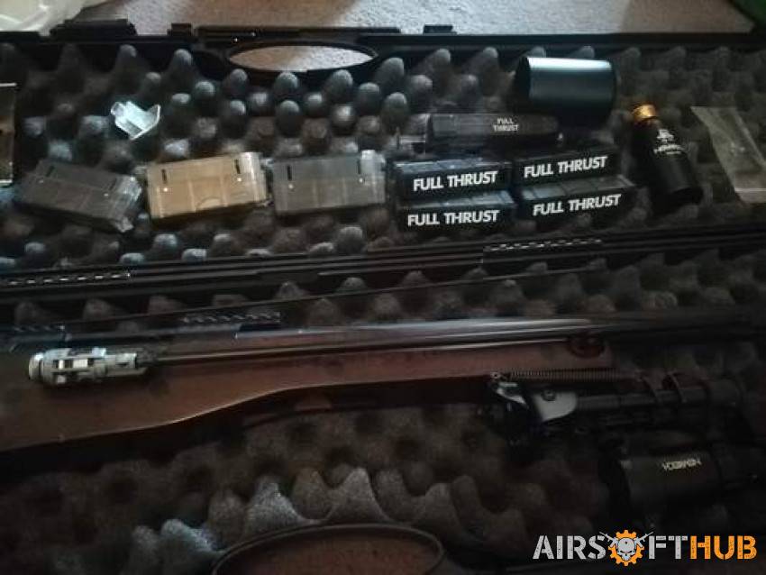 SSG24 +  Extras - Used airsoft equipment