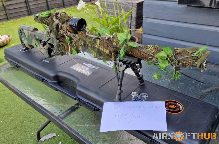 Novritsch SSG96 MK1 sniper. - Used airsoft equipment