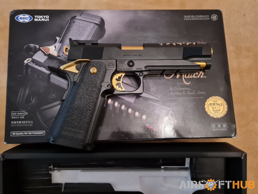 TM HI-CAPA Gold Match - Used airsoft equipment