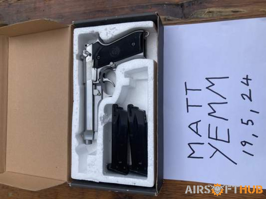 WE M92 Chrome - Used airsoft equipment