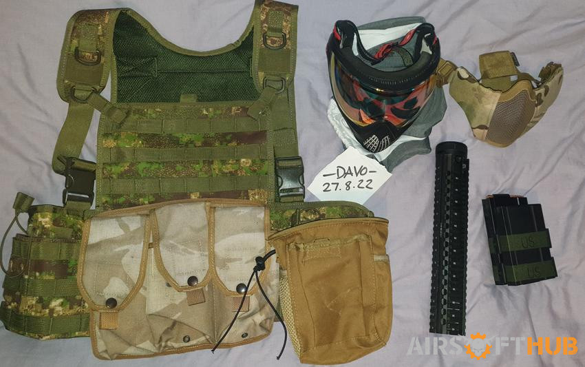 Various Items - Used airsoft equipment