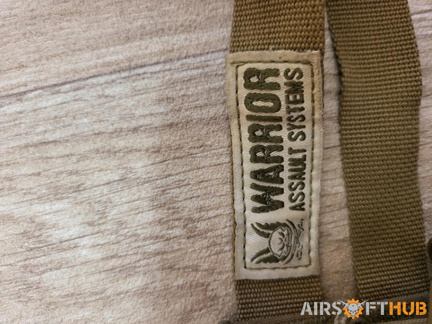 Warrior plate carrier + Belt - Used airsoft equipment