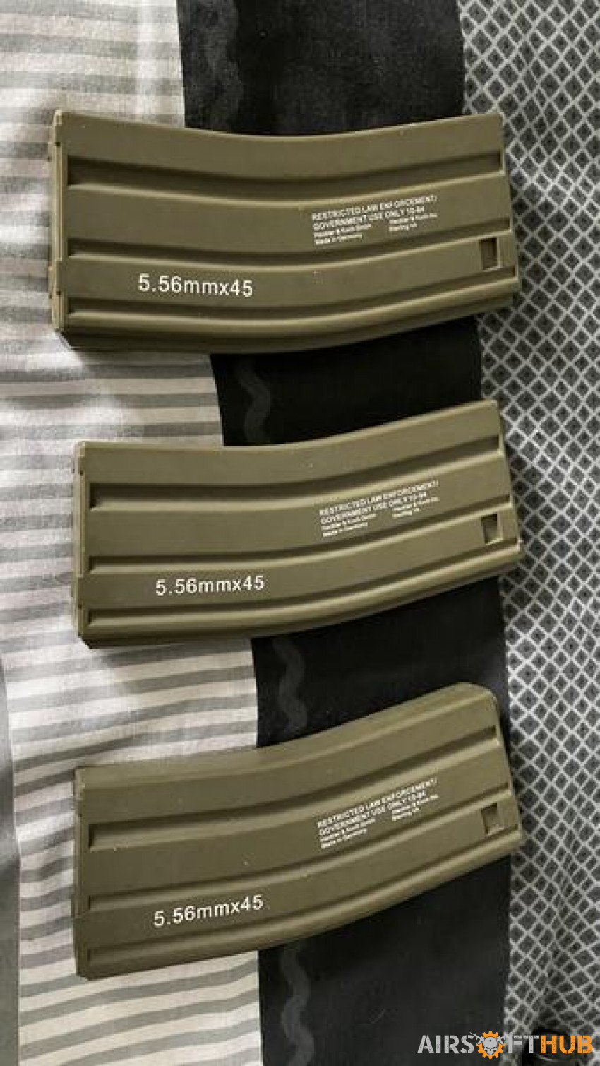 3 HK Licensed mid caps M4 - Used airsoft equipment