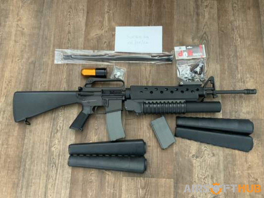 VFC M16A1/M203 GBB - Used airsoft equipment