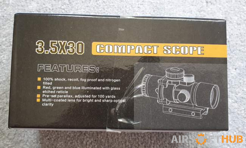 COMPACT 3.5X30 SCOPE - Used airsoft equipment