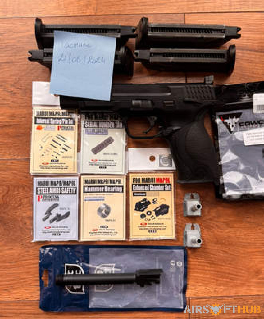 TM M&P9L with a lot of upgrade - Used airsoft equipment