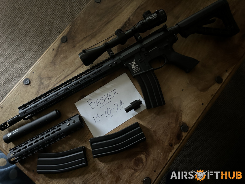 AR15 full metal + parts - Used airsoft equipment