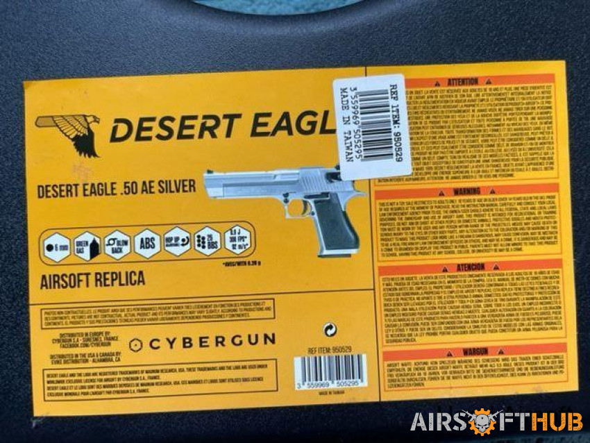 New CyberGun Desert Eagle.50AE - Used airsoft equipment