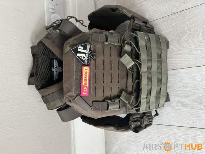 Invadergear plate carrier - Used airsoft equipment