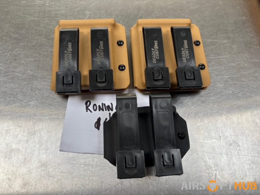 M4 Kydex Mag Carriers - Used airsoft equipment