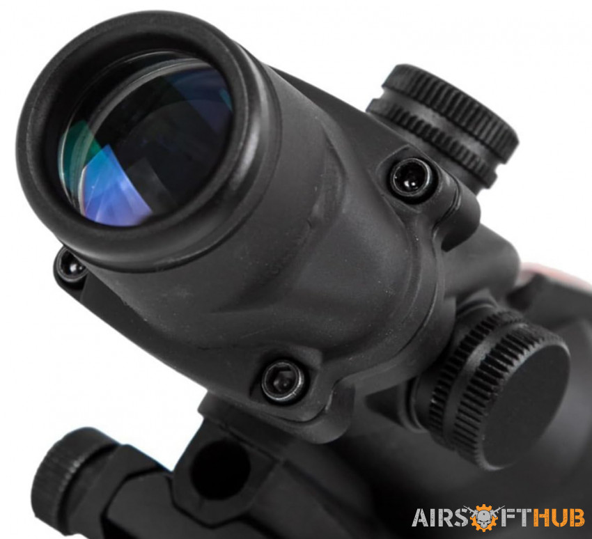 Scope 4x32mm ACOG Red Dot - Used airsoft equipment