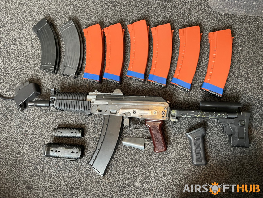 WE AK74UN GBBR w/ HPA & Mags - Used airsoft equipment