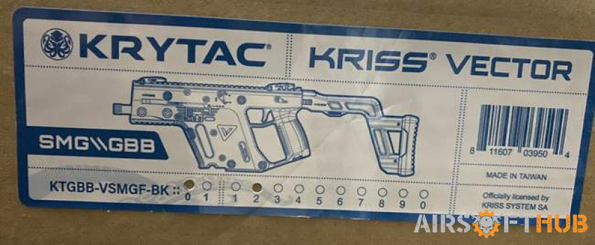 KRYTAC KRISS vector - Used airsoft equipment