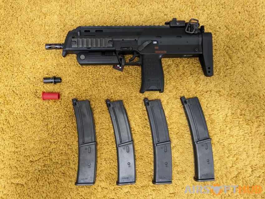 Tokyo Marui MP7A1 gbb with 4 m - Used airsoft equipment