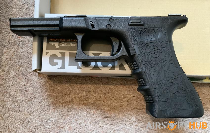 Rare Custom GHK Glock Frame - Used airsoft equipment