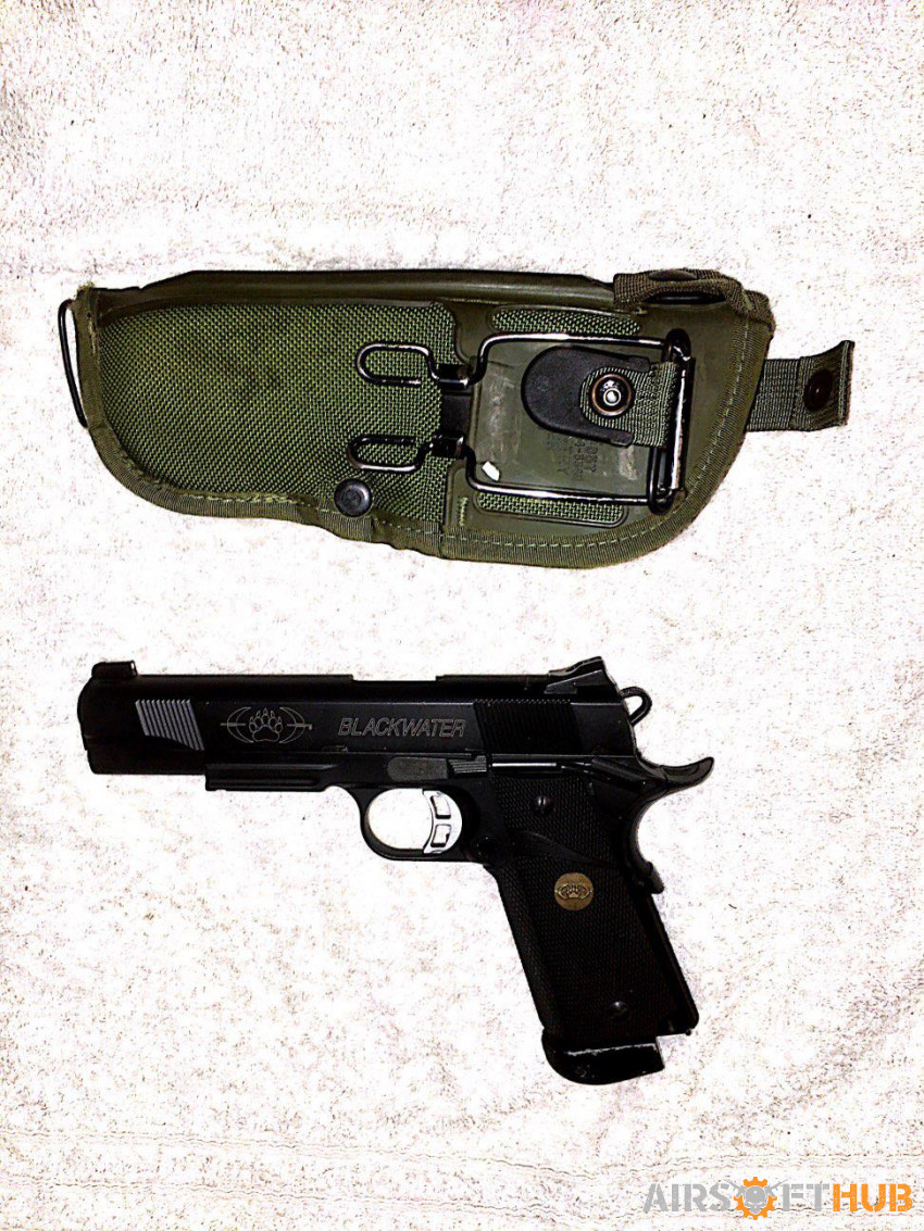 Colt Black water 1911 .45 KG - Used airsoft equipment