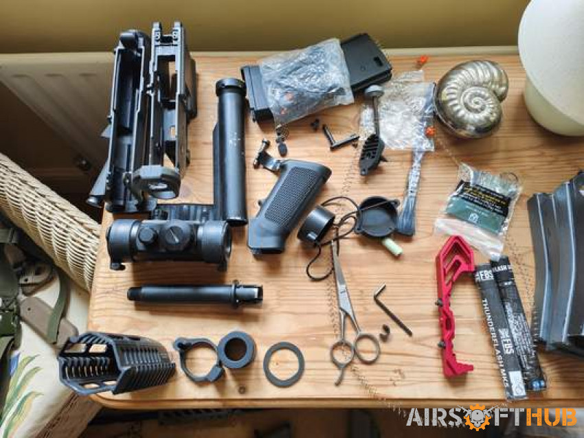 Parts and parts and parts - Used airsoft equipment