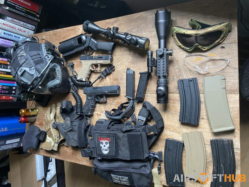 Huge collection for sale - Used airsoft equipment