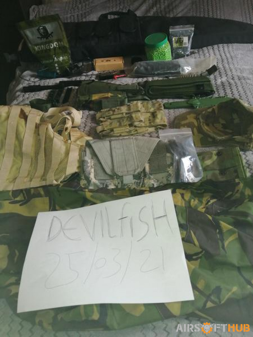 Equipment Job lot - Used airsoft equipment