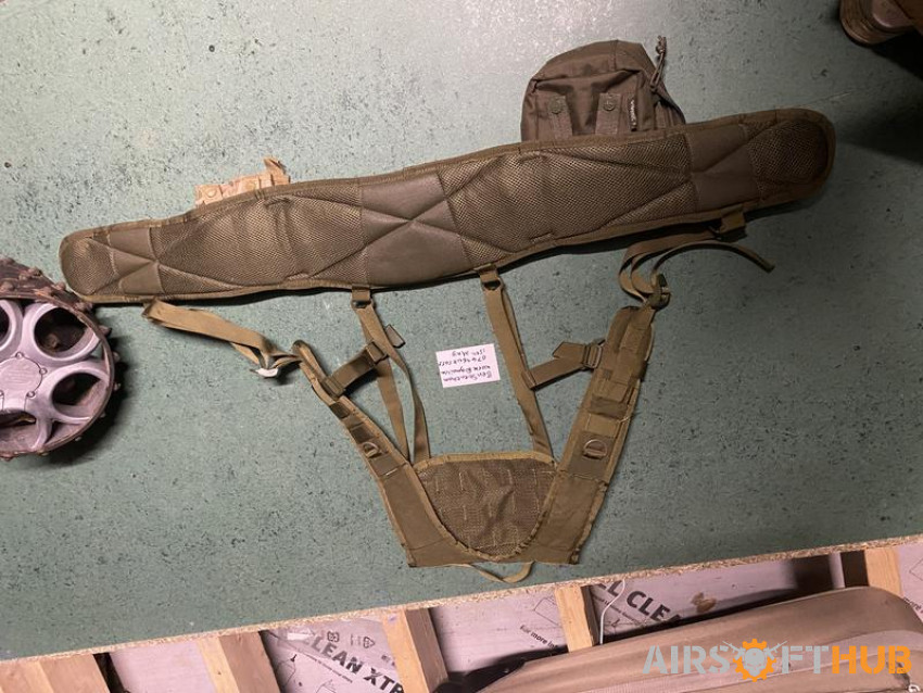 Condor belt and harness system - Used airsoft equipment