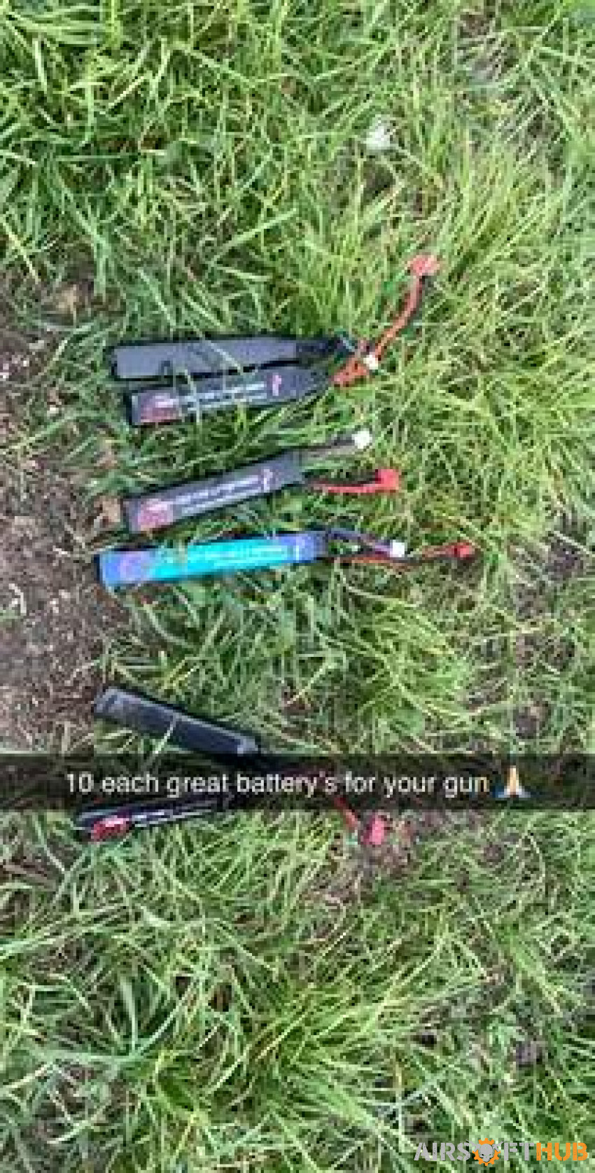 Batteries - Used airsoft equipment