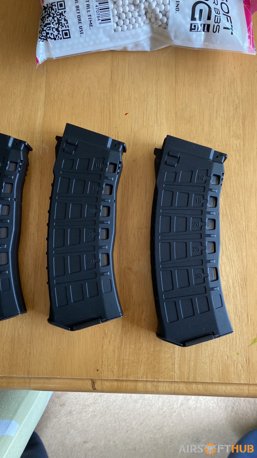 5 D-Day DMAG AK 30/130rnd Mags - Used airsoft equipment