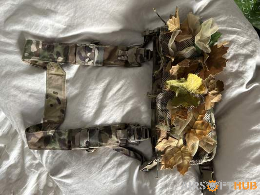 Viper Ready Ghillie Chest Rig - Used airsoft equipment