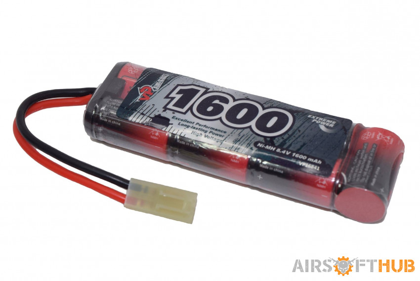 8.4V 1600mAh 2/3A NiMH x3 - Used airsoft equipment