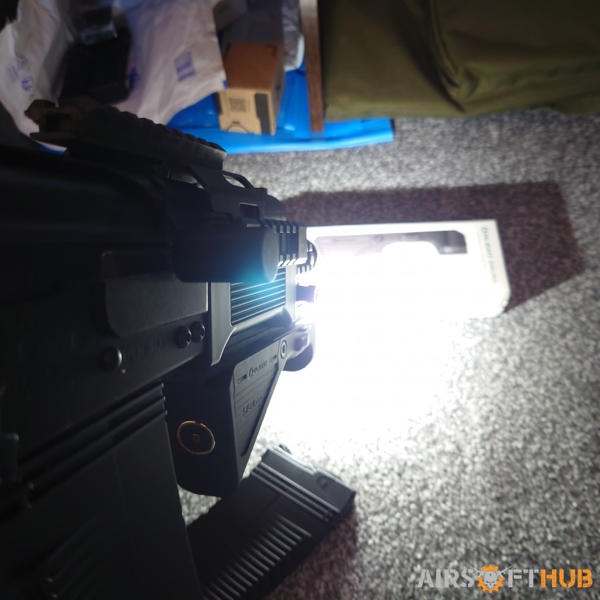 TM Saiga 12 SBS +flashlight - Used airsoft equipment