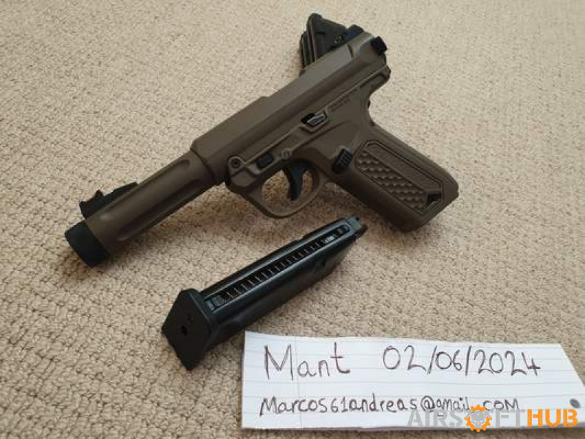 Heavily Upgraded FDE AAP-01 - Used airsoft equipment