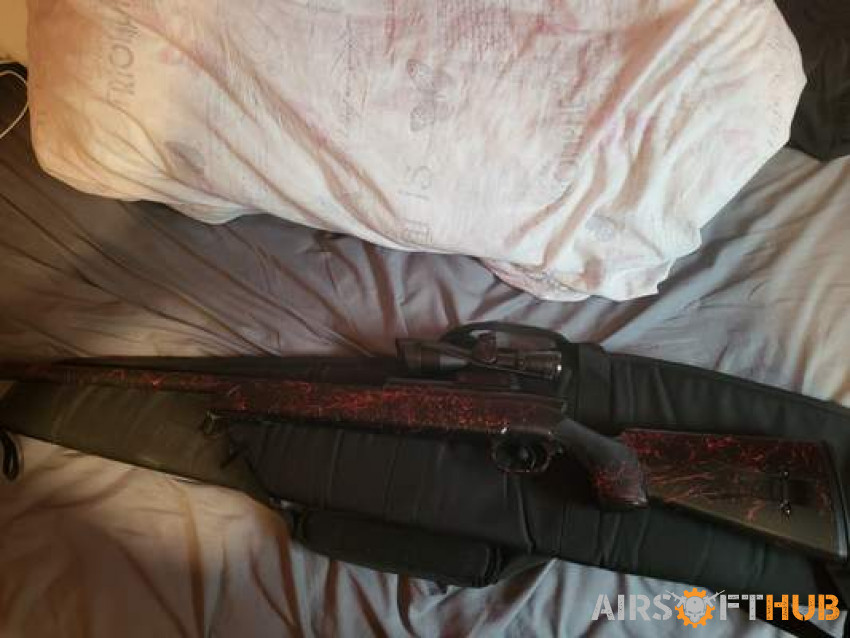 SSG 69 "bloody marble" ASG - Used airsoft equipment