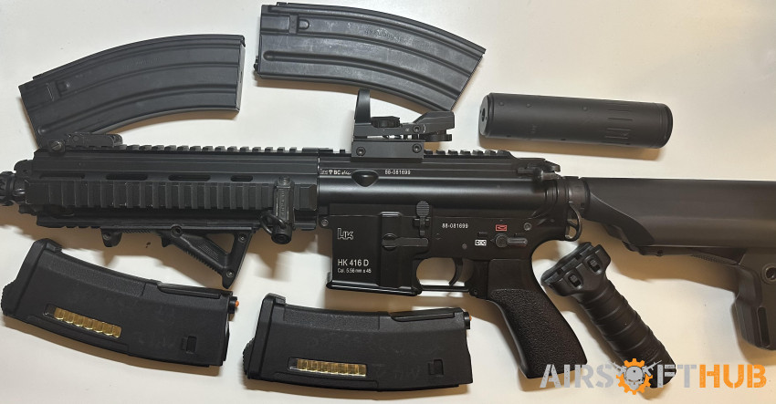 TM DEVGRU HK416D + 4 magazines - Airsoft Hub Buy & Sell Used