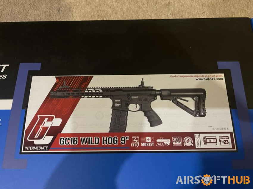 G&G GC16 WILD HOG 9" - Used airsoft equipment