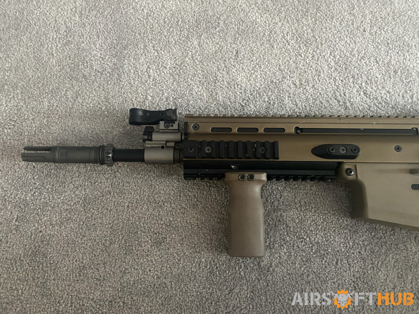 WE FN Scar H gbb with drum mag - Used airsoft equipment