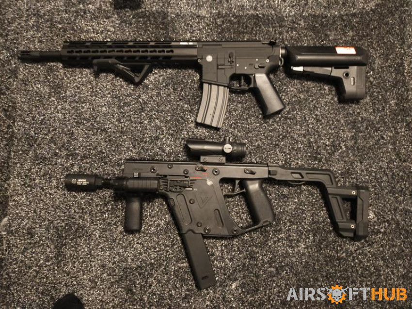 Krytac kriss vector & krytac m - Used airsoft equipment