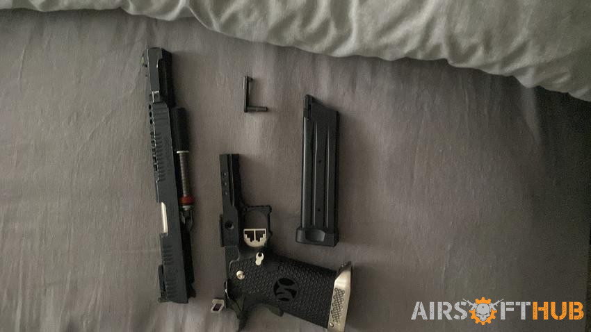 Upgraded aw competition pistol - Used airsoft equipment