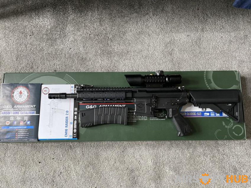 G&G CM16 Raider 2.0 Brand New - Used airsoft equipment