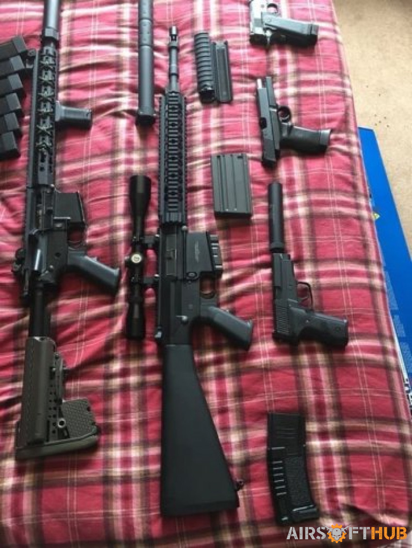 gr25 spr upgraded bundle - Used airsoft equipment