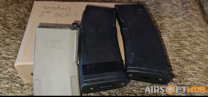 PTS gas magazines - Used airsoft equipment