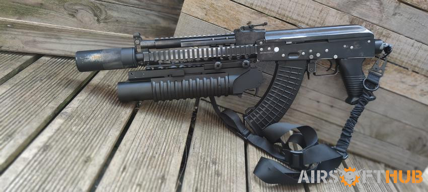 AK-47 with grande launcher - Used airsoft equipment