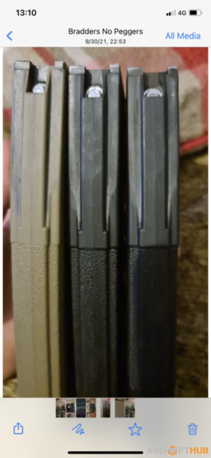 PTS gas magazines - Used airsoft equipment