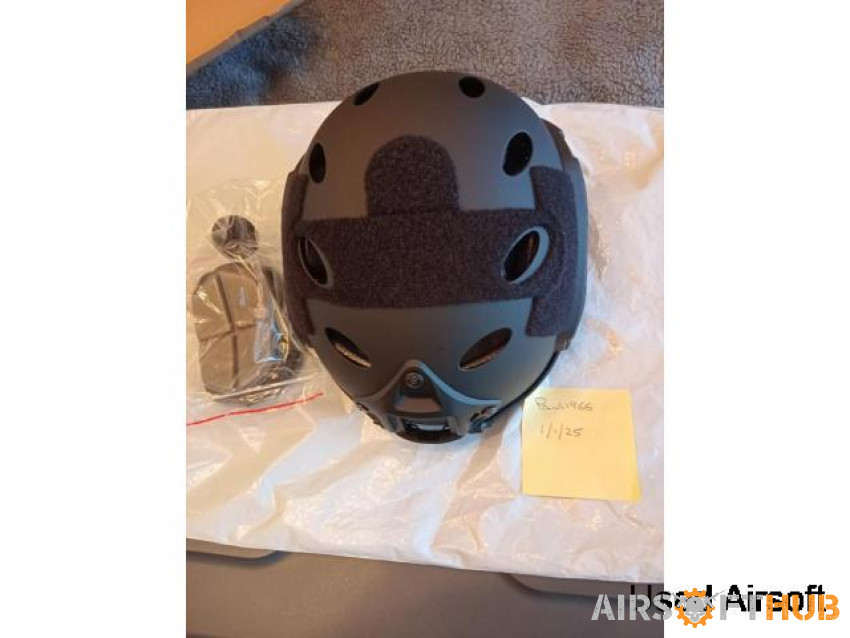 Black PJ Stlye Helmet - Used airsoft equipment