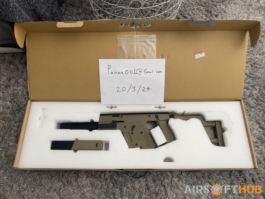 KRISS Vector style A&K Mod 1 - Used airsoft equipment