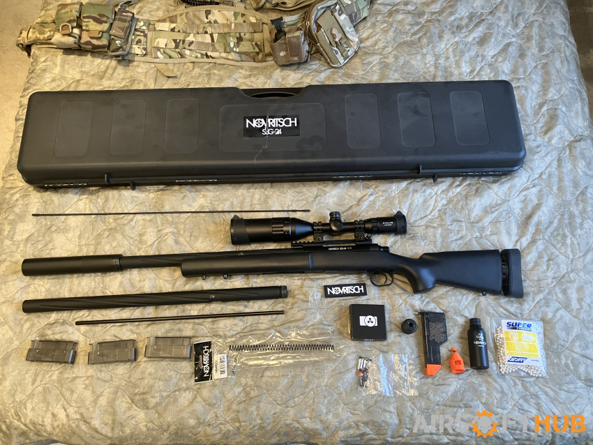 Novritsch SSG24 Airsoft Sniper - Used airsoft equipment