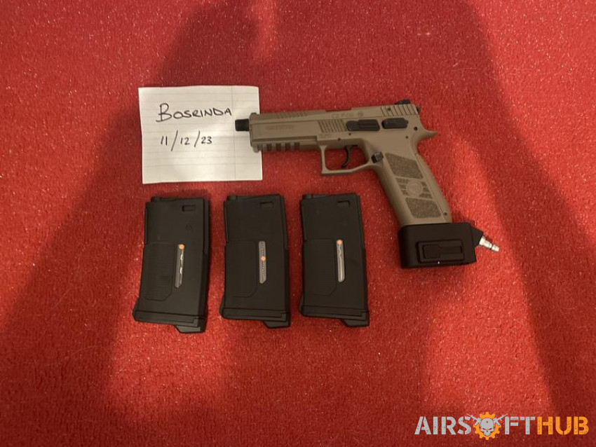 Asg Cz P-09 - Used airsoft equipment