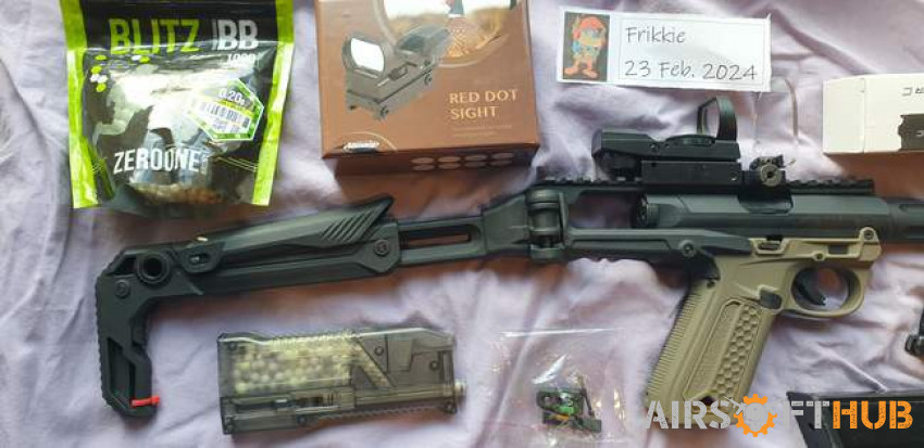 AAP-01 Set - Used airsoft equipment