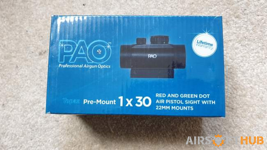 POA 1x30 RED/GREEN DOT SCOPE - Used airsoft equipment