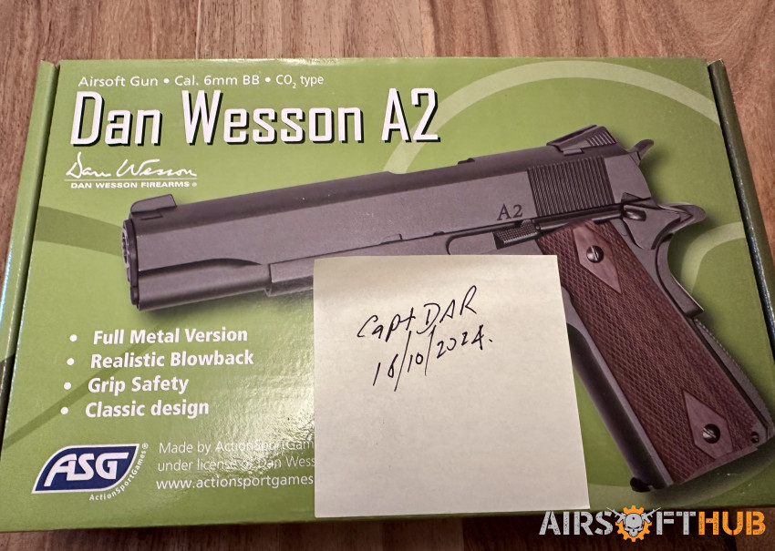 ASG Dan Wesson 1911 A2 - Used airsoft equipment