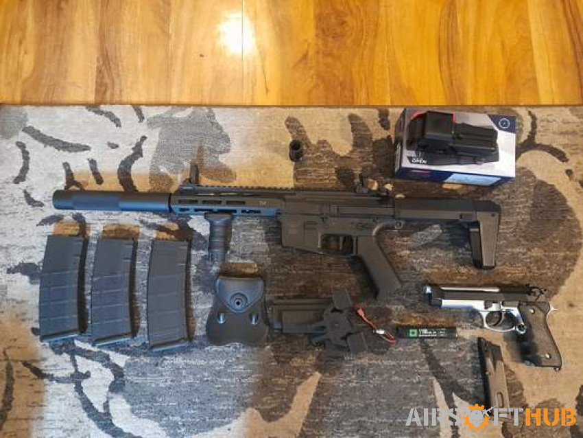 Aeg double eagle and berreta p - Used airsoft equipment